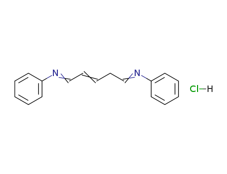 Benzenamine,N,N'-2-pentene-1,5-diylidenebis-, hydrochloride (1:1)
