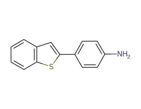 Molecular Structure of 54492-95-4 (Benzenamine, 4-benzo[b]thien-2-yl-)