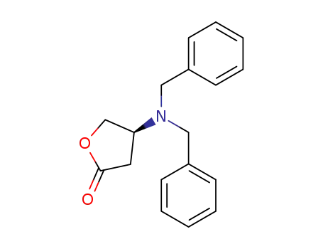 2(3H)-Furanone, 4-[bis(phenylmethyl)amino]dihydro-, (4S)-