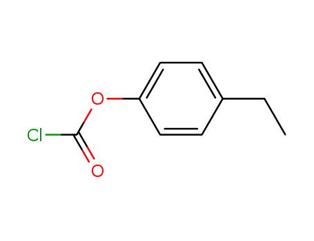 Molecular Structure of 68622-08-2 (4-(ethyl)phenyl chloroformate)