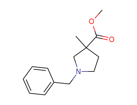 3-Methyl-1-(phenylmethyl)-3-pyrrolidinecarboxylic acid methyl ester