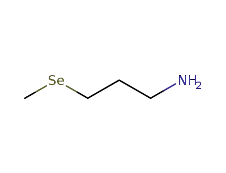 Molecular Structure of 55021-80-2 (3-(Methylseleno)propane-1-amine)