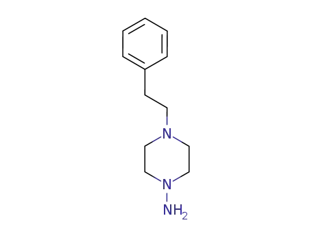 Molecular Structure of 34924-96-4 (4-Phenethylpiperazin-1-aMine)