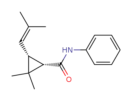 Molecular Structure of 94672-92-1 (cis-N-phenyl chrysanthemamide)