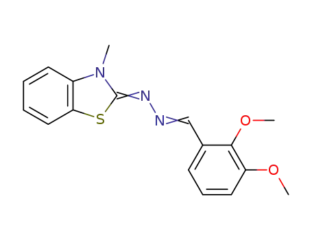 2-((2,3-dimethoxybenzylidene)hydrazono)-3-methyl-2,3-dihydrobenzo[d]thiazole