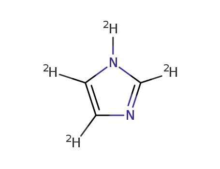 Molecular Structure of 6923-01-9 (IMIDAZOLE-D4)