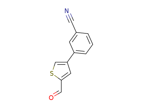 3-(5-formylthiophen-3-yl)benzonitrile