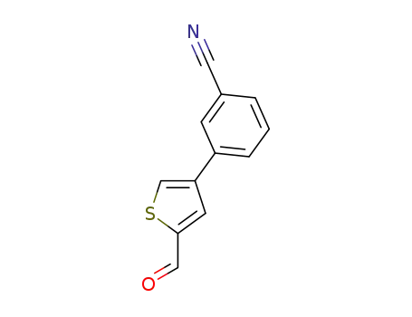 3-(5-formylthiophen-3-yl)benzonitrile