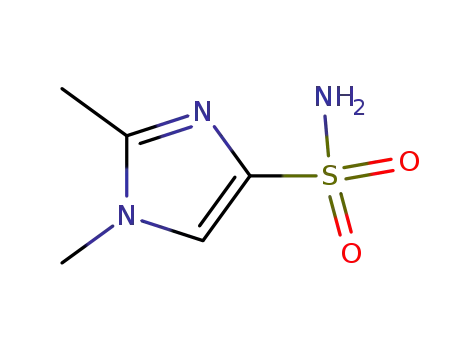Molecular Structure of 415913-06-3 (1H-Imidazole-4-sulfonamide,1,2-dimethyl-(9CI))