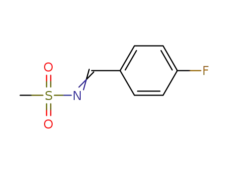 Molecular Structure of 681260-26-4 (N-(4-FLUORO-BENZYLIDENE)-METHANESULFONAMIDE)