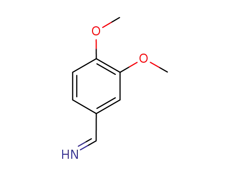 Molecular Structure of 62334-34-3 (Benzenemethanimine, 3,4-dimethoxy-)