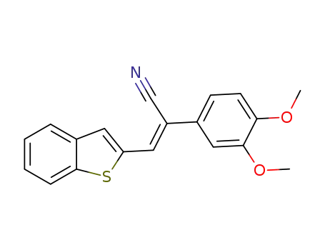 (Z)-3-(benzo[b]thiophen-2-yl)-2-(3,4-dimethoxyphenyl)acrylonitrile
