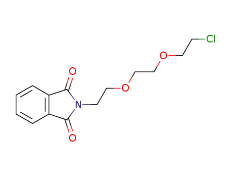 Molecular Structure of 503465-00-7 (1H-Isoindole-1,3(2H)-dione, 2-[2-[2-(2-chloroethoxy)ethoxy]ethyl]-)