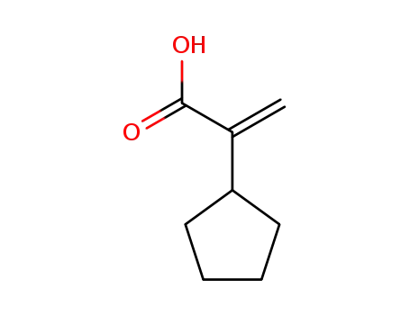 Molecular Structure of 117929-78-9 (Cyclopentaneacetic acid, a-methylene-)