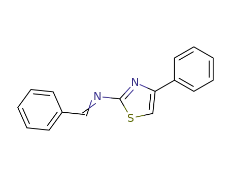 2-(Benzylideneamino)-4-phenylthiazole