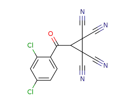 3-(2',4'-dichlorobenzoyl)cyclopropane-1,1,2,2-tetracarbonitrile