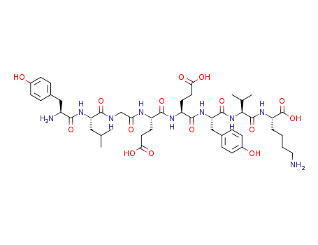 L-Lysine,  L-tyrosyl-L-leucylglycyl-L-a-glutamyl-L-a-glutamyl-L-tyrosyl-L-valyl-