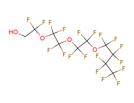 Molecular Structure of 317817-24-6 (1H,1H-PERFLUORO-3,6,9-TRIOXATRIDECAN-1-OL)