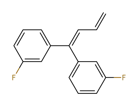 Benzene, 1,1'-(1,3-butadienylidene)bis[3-fluoro-