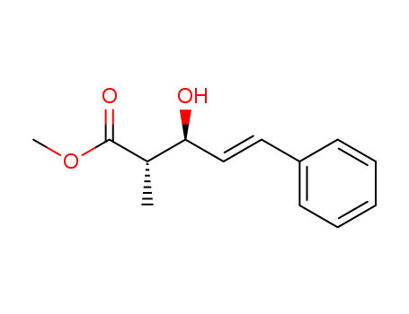 (2S,3S,4E)-(-)-3-Hydroxy-2-methyl-5-phenyl-4-pentensaeure-methylester