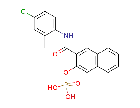 N-(4-Chloro-2-methylphenyl)-3-(phosphonooxy)naphthalene-2-carboxamide