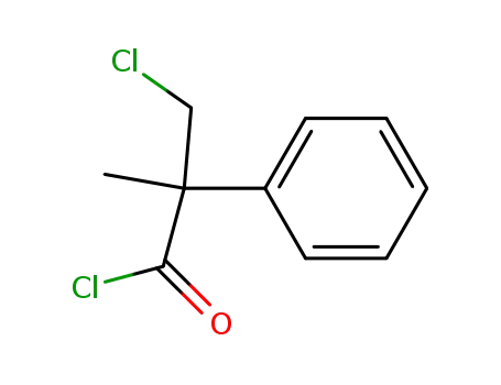 2-phenyl-2-(chloromethyl)propanoyl chloride