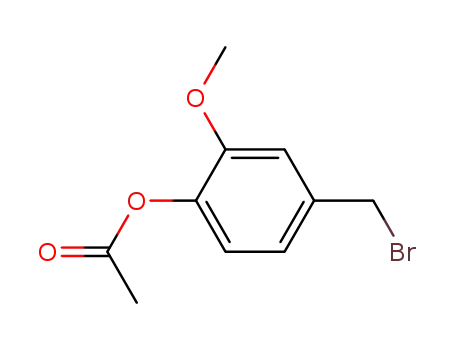 Phenol, 4-(bromomethyl)-2-methoxy-, acetate