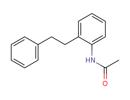 Molecular Structure of 54888-53-8 (o-Phenethyl-N-acetylaniline)