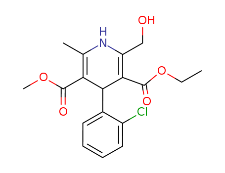 3-ethyl 5-methyl 4-(2-chlorophenyl)-2-(hydroxymethyl)-6-methyl-1,4-dihydropyridine-3,5-dicarboxylate