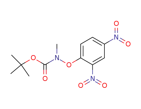 Molecular Structure of 38100-38-8 (tert-butyl (2,4-dinitrophenoxy)(methyl)carbamate)