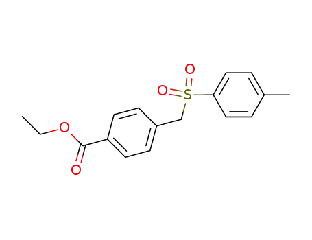 Molecular Structure of 117687-58-8 (ethyl 4-{[(4-methylphenyl)sulfonyl]methyl}benzoate)
