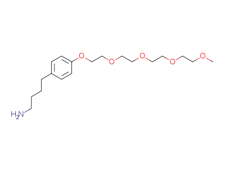 Benzenebutanamine, 4-(3,6,9,12-tetraoxatridec-1-yloxy)-