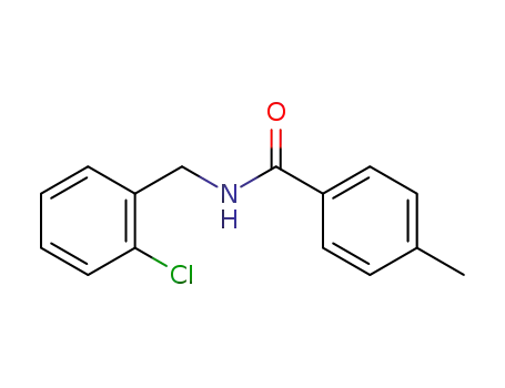 Molecular Structure of 41882-15-9 (N-(2-chlorobenzyl)-4-methylbenzamide)