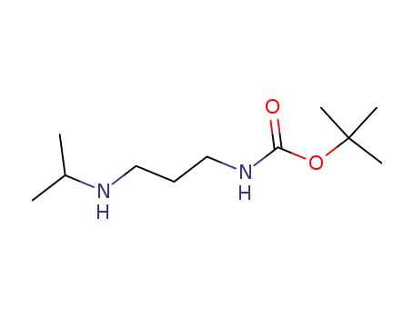 Molecular Structure of 1229627-05-7 (1-(Boc-aMino)-3-(isopropylaMino)propane)