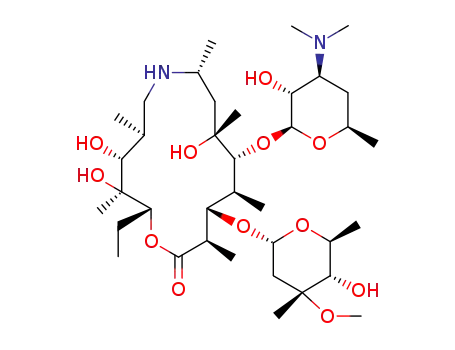 Molecular Structure of 145388-07-4 (N-Despropyl GaMithroMycin)