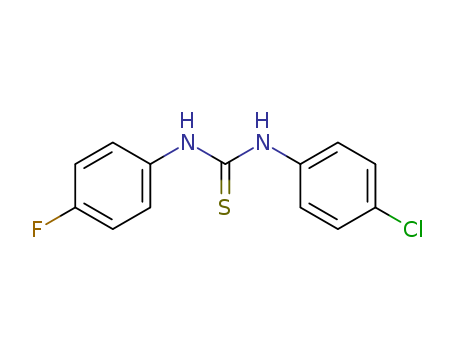 1-(4-Chlorophenyl)-3-(4-fluorophenyl)thiourea CAS No.370-26-3