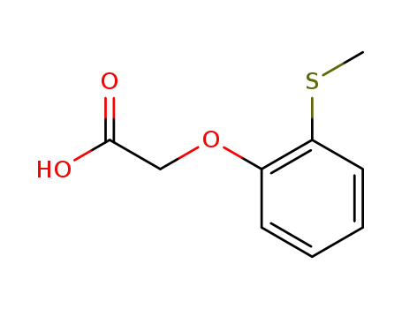 Molecular Structure of 3395-40-2 ([2-(Methylthio)phenoxy]acetic Acid)