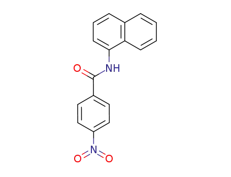 Molecular Structure of 43036-46-0 (N-(1-Naphthyl)-4-nitrobenzaMide)