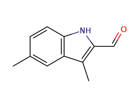 Molecular Structure of 1463-67-8 (3,5-DIMETHYL-1H-INDOLE-2-CARBALDEHYDE)