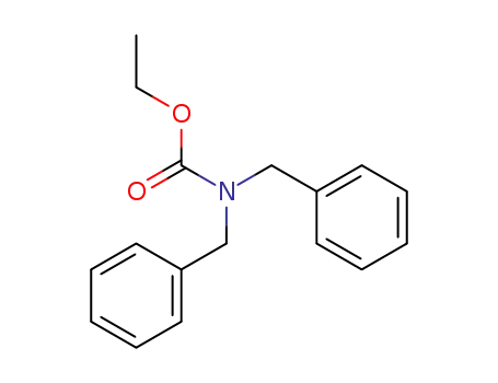 Molecular Structure of 101584-40-1 (Carbamic acid, bis(phenylmethyl)-, ethyl ester)