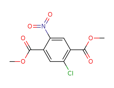 Molecular Structure of 32888-86-1 (1,4-diMethyl 2-chloro-5-nitrobenzene-1,4-dicarboxylate)