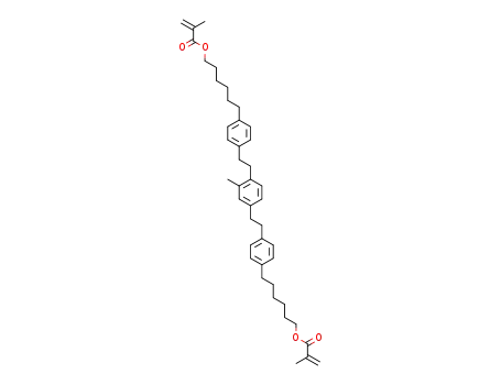 6-(4-{2-[3-methyl-4-(2-{4-[6-(2-methylacryloyloxy)hexyl]phenyl}ethyl)phenyl]ethyl}phenyl)hexyl 2-methylacrylate