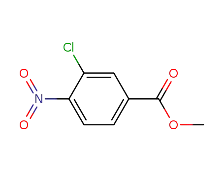 Molecular Structure of 243984-48-7 (BENZOIC ACID, 3-CHLORO-4-NITRO-, METHYL ESTER)