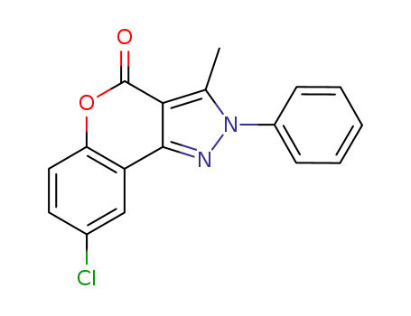 8-chloro-3-methyl-2-phenylchromeno[4,3-c]pyrazol-4(2H)-one