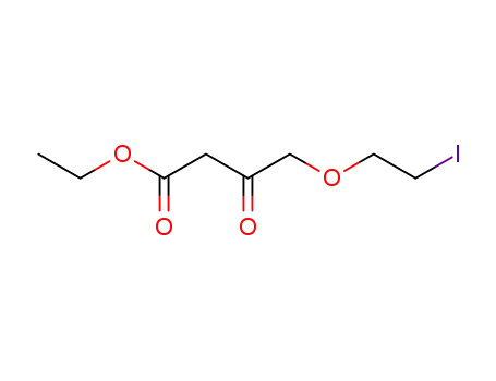 Molecular Structure of 221446-38-4 (ethyl 4-(2-iodoethoxy)-3-oxobutanoate)