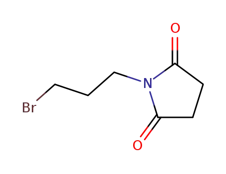 Molecular Structure of 88661-56-7 (1-(3-BROMOPROPYL)PYRROLIDINE-2,5-DIONE)