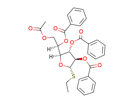 ethyl 6-O-acetyl-2,3,5-tri-O-benzoyl-1-thio-β-D-galactofuranoside