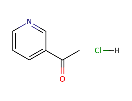 Molecular Structure of 67210-10-0 (Ethanone, 1-(3-pyridinyl)-, hydrochloride)
