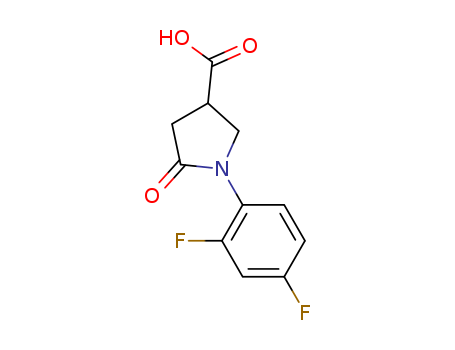 1-(2,4-DIFLUOROPHENYL)-5-OXOPYRROLIDINE-3-CARBOXYLIC ACID