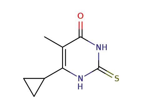 6-사이클로프로필-2-메르캅토-5-메틸피리미딘-4-올